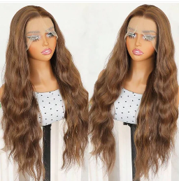 26 inch Bella Wig- Human Blend - Crown Hairven