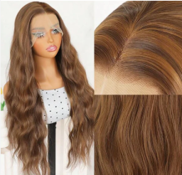 26 inch Bella Wig- Human Blend - Crown Hairven
