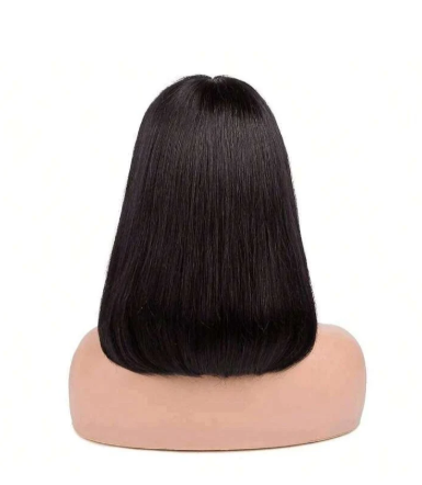 Short Bob Straight Wig- Human Hair - Crown Hairven
